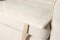 Load image into Gallery viewer, A close up photo showing the high quality, plush, faux fur detail of the portable lounge mat from Fluff & Boots